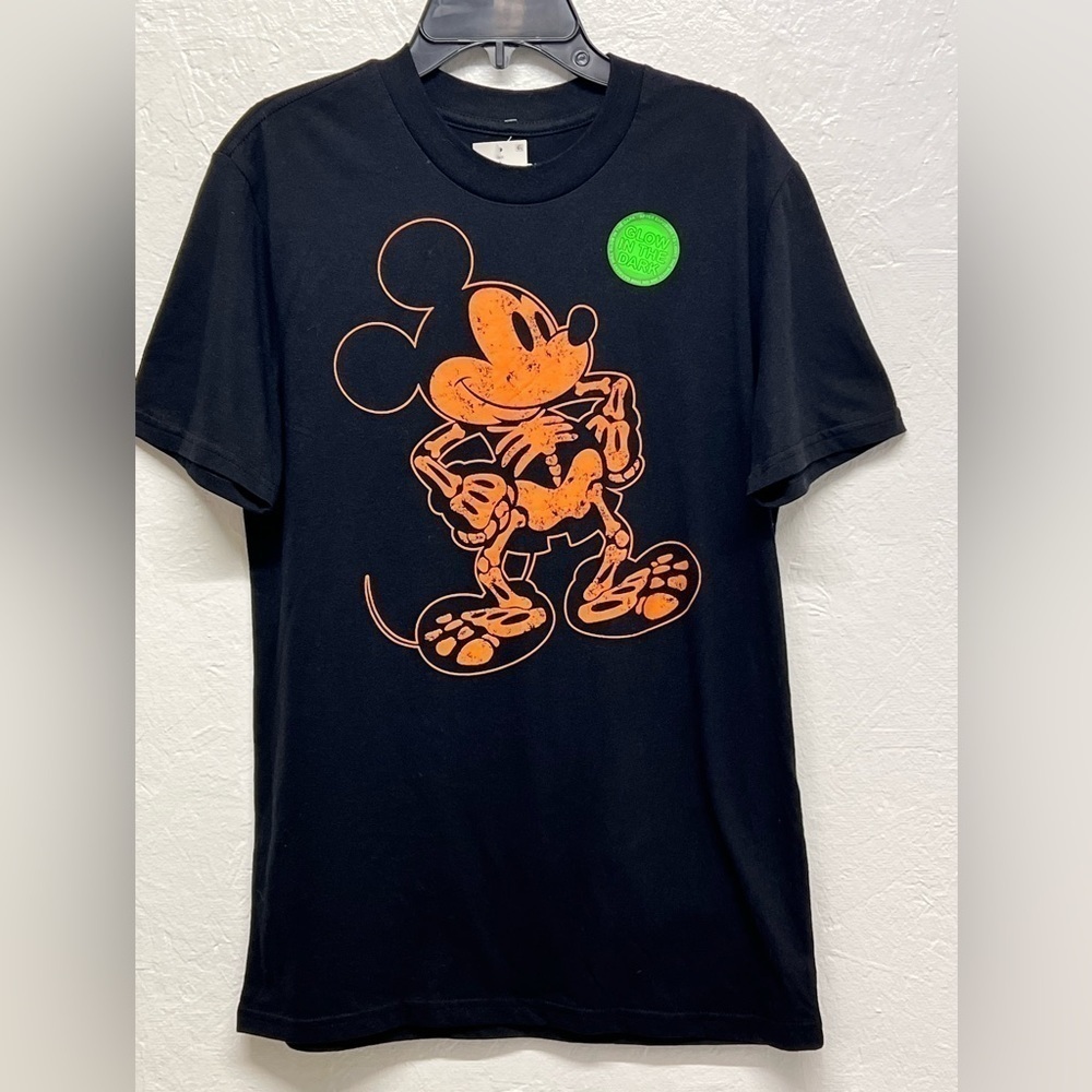 MICKEY Mouse Glow In The Dark T-Shirt Size S